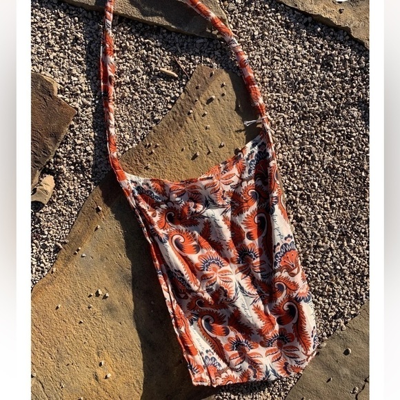 NWOT Free People Reusable Bag In Rust - Picture 1 of 4